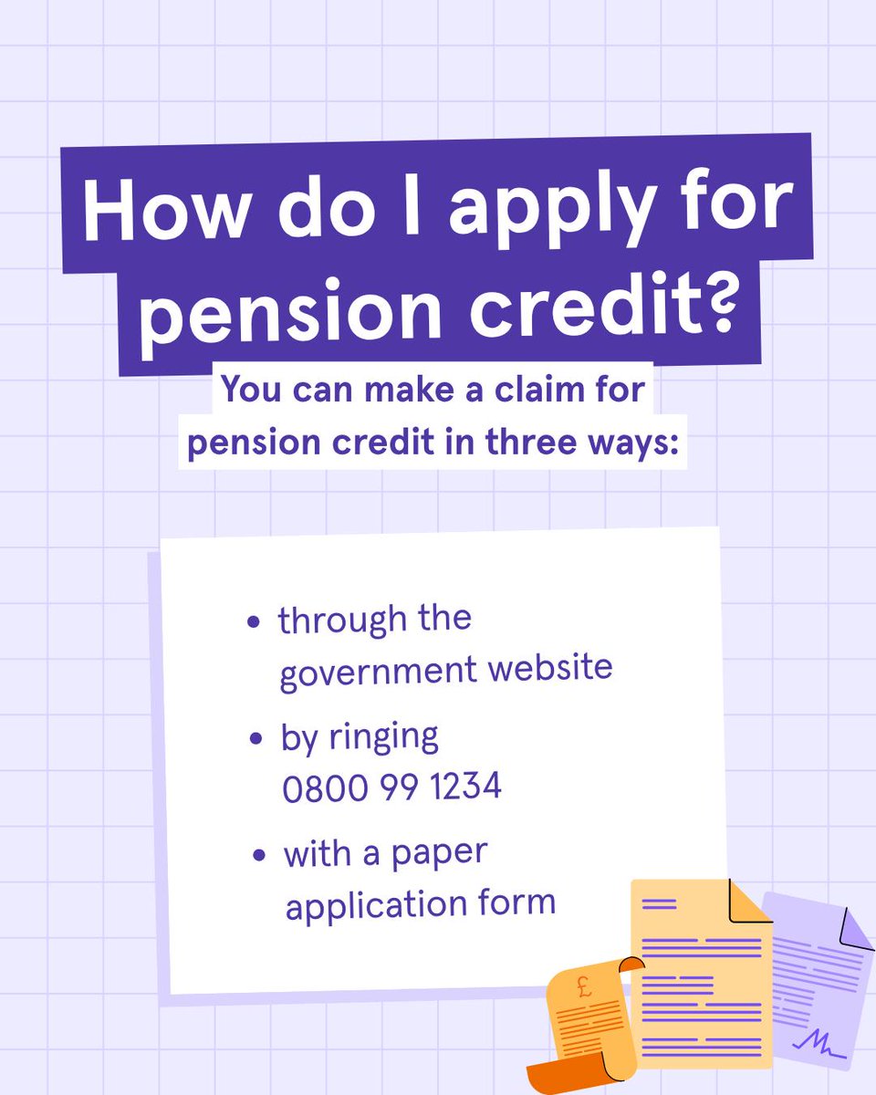 UKMoneyWellness's tweet photo. It’s Pension Credit Week of Action.
 
So could you be entitled to a bit of extra financial support?
 
👉 Find out if you’re eligible and how much you could get.

https://t.co/52pBdpzK3l

#PensionCreditWeekofAction #Pension #FinancialSupport #Benefits https://t.co/4BGlYdGN4M
