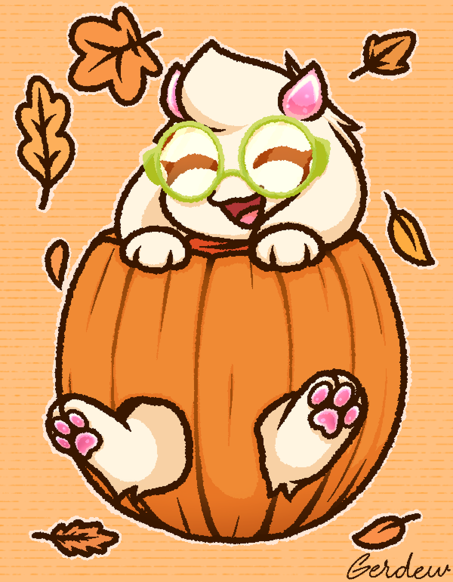 ItsGerdew's tweet photo. I love obtober x3 🎃 https://t.co/R79xD85vHo