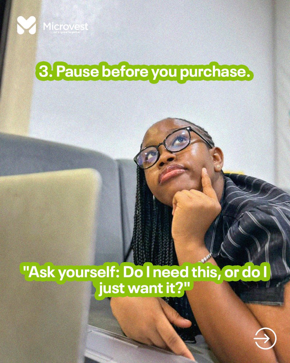 Microvest_ng's tweet photo. Tired of being broke before payday? 💸 Try these 4 money moves to spend smarter and save better!
📲 Download the Microvest app and start saving towards your financial goals today. 💚
#MicrovestNg #SaveSmart #MoneyTips #FinancialGoals https://t.co/K8II69gKpK