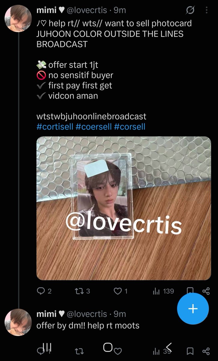 hhhhzzzzttt's tweet photo. ‼️ SCAMMER ALERT‼️

kalau ada yang masih inget wts jju bc fashion kemarin, akunnya udah hilang sekarang. aku mau post condi yang dia pake in case bakalan direuse. tetap hati² ya semua

Seabank 901228778492
(kemungkinan besar pake jasa tf)

aku bg check jalan seperti biasa. past usn, usn changes (3-4 tahun lalu), lists they're on nihil, ada interaksi dengan akun akun yang sering wara wiri di lingkup fa/sbt cortis, nama + no rek bersih, cek matching foto/video pake lens (no match). every provided info kumanfaatin. sampai kesalahan terbesarku adalah ga notis ada gap panjang antara activity dia selama seminggu ke belakang dan yang sebelum itu.