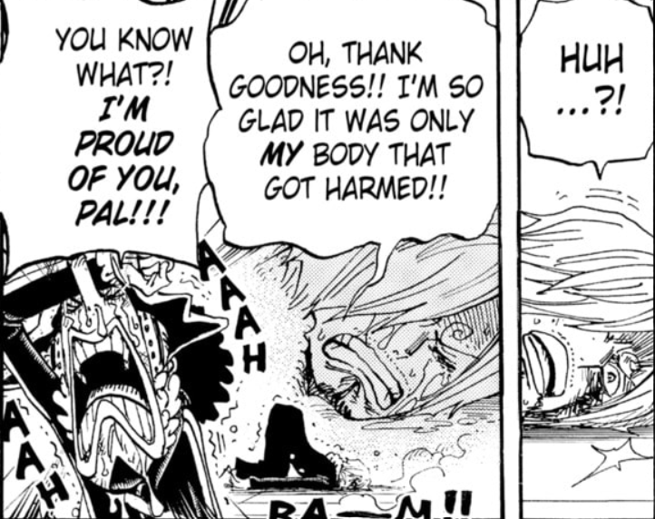 whirlysanji's tweet photo. who would have thought mr. "thank god only MY body was harmed" would have a weird relationship with his injuries 😭 https://t.co/XMOhJTUtuo