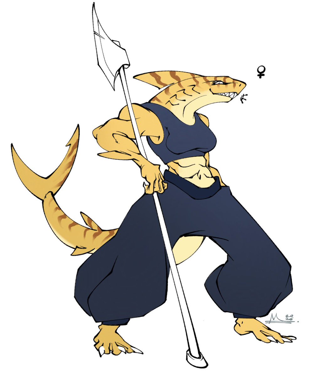 MeepoDoStuff's tweet photo. I’ve never really draw a furry…

So, here’s a shark furry…?
I have no knowledge of them hoho
Lemme know if this is a #furry or not🙏 https://t.co/OmZ6QwPD0Y