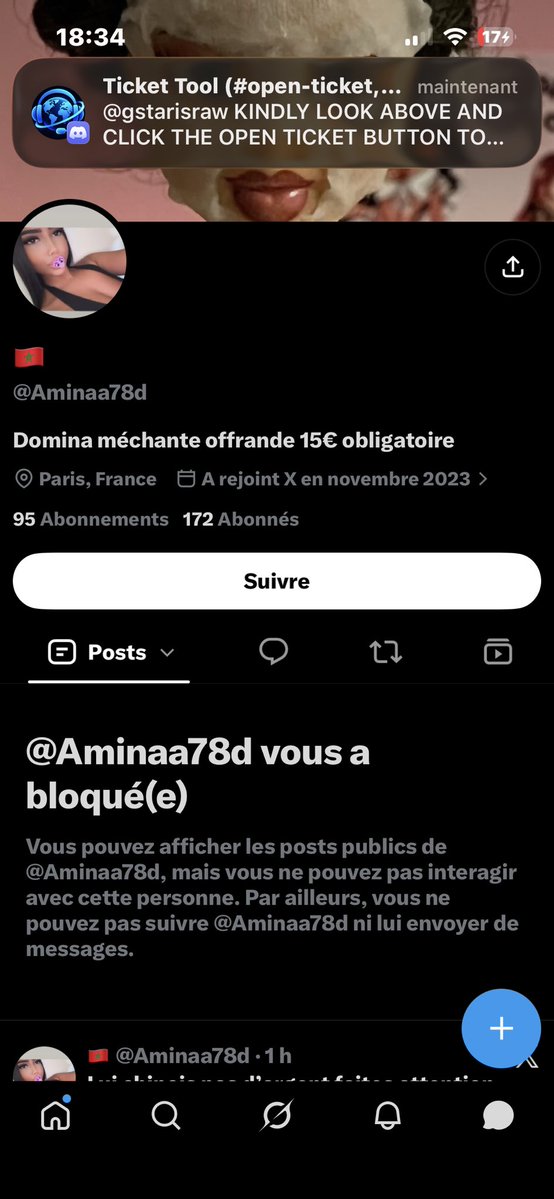 lapommeacroquer's tweet photo. Arnaque fausse dominatrice suspition d’un homme dernier preuve à l’appui si jamais ! 😤😤 quand on crame s’est fausse photo elle bloque #soumis #moneslave #dominatricefr https://t.co/Dx0kkjpY9V