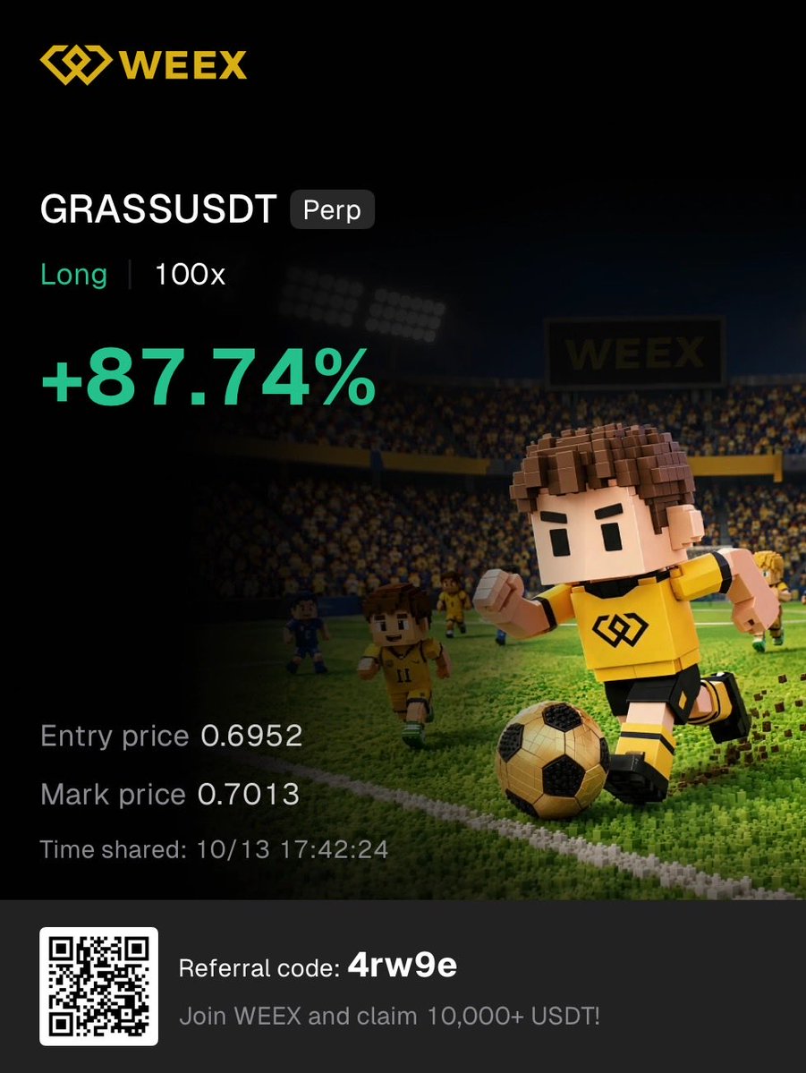 Megamindvito's tweet photo. GRASSUSDT just triggered moving already and let’s see how it goes. 
#CryptoWithShola @WEEX_Official @WEEX_Africa ✌️ https://t.co/opzg6BCx35