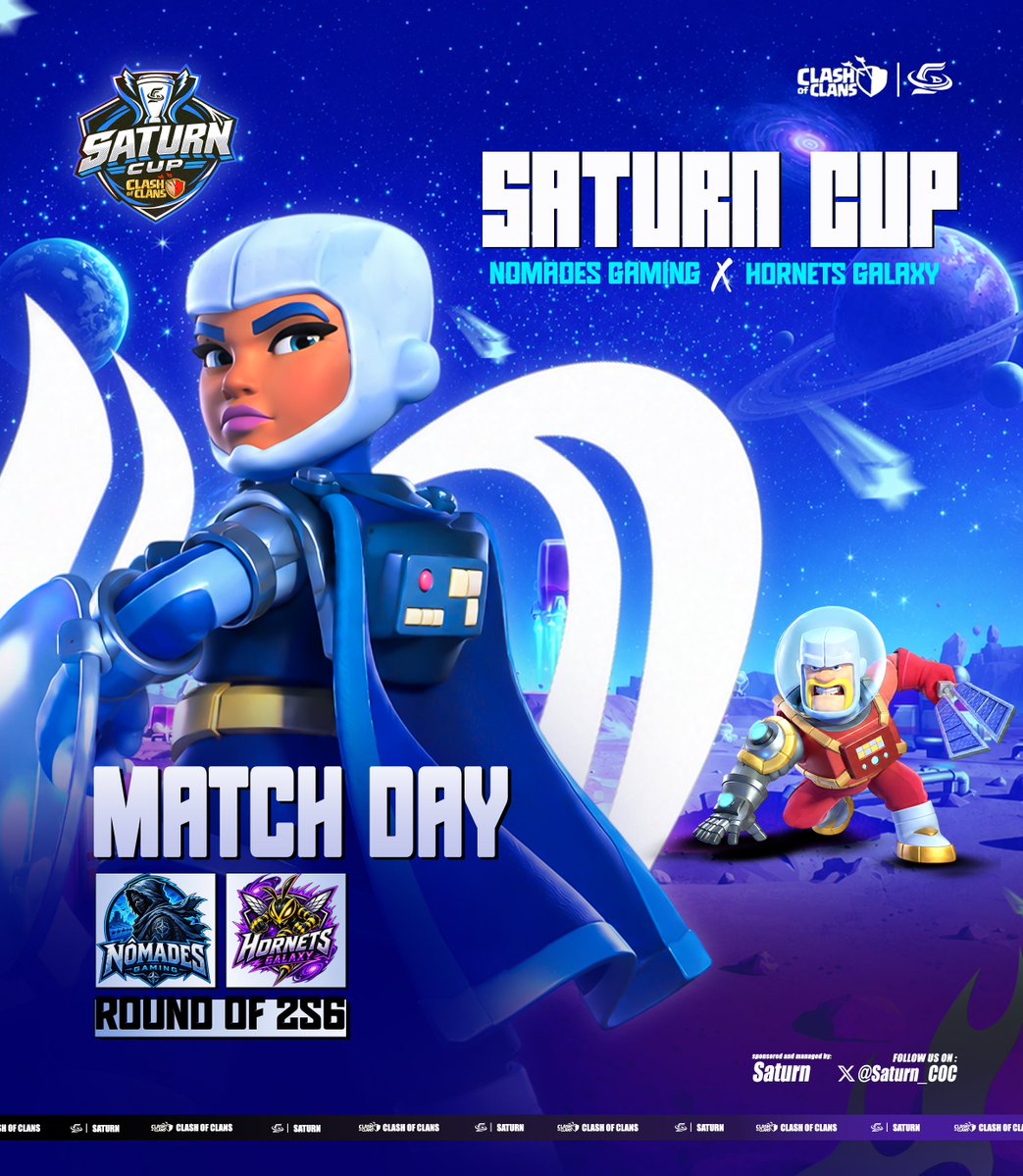 HornetsGalaxy's tweet photo. 🐝 MATCH DAY — HORNETS GALAXY! 🔥

⚔️ HORNETS GALAXY vs NOMADES GAMING

🏆 SATURN CUP
🎯 ROUND OF 256

The battlefield awaits, and the Hornets are ready to strike! 💥

One match. One mission. Full focus on victory. 🐝⚔️

LET'S MAKE IT COUNT! 🔥

#HornetsGalaxy #SaturnCup #Esports https://t.co/8AeJ7Z2j5E