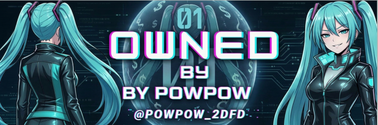 POWPOW_2dfd's tweet photo. Listen up 💙💳

You don't get an identity outside of me. If you want to serve your Queen, brand yourselves properly 🧎‍♀️✨

Update your Twitter PFP &amp; banner right now. Stamp @POWPOW_2DFD on your profile so everyone knows who owns your wallet. Empty your accounts for my feet ;3 ⚠️👑 https://t.co/9wrpmkv7sZ