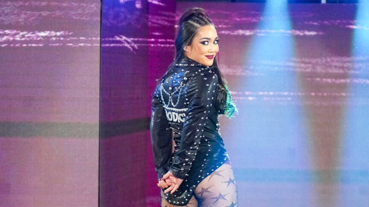 RhodesKotaEra's tweet photo. Roxanne Perez was originally scheduled to win the Money In The Bank ladder match, as reported by False Finish.

[@FalseFinishHQ] https://t.co/oykNEriA8d