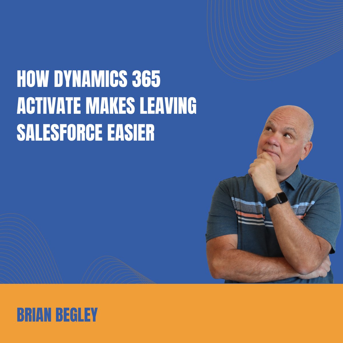 brianfbegley's tweet photo. One of the biggest concerns I hear about leaving Salesforce is the migration itself.

Dynamics 365 Activate was built to help reduce that complexity.

https://t.co/Mjju41sv7J
#Dynamics365 #SalesforceMigration #CRM https://t.co/r3mhIsmkTi