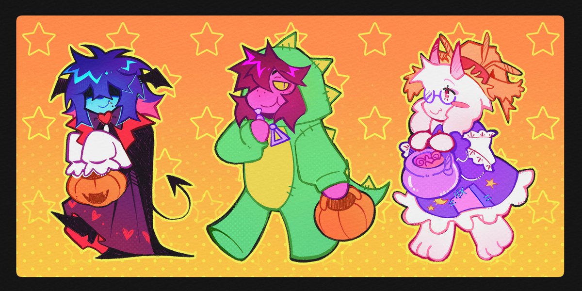 mihych's tweet photo. Halloween outfits
#deltarune https://t.co/adX4wT473F