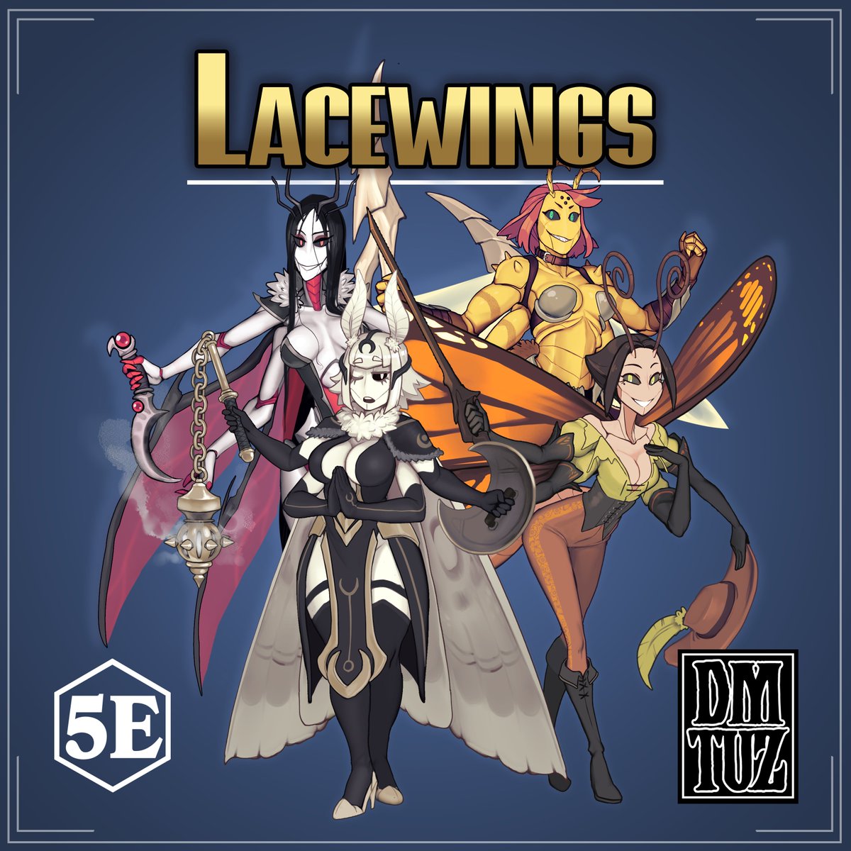 dm_tuz's tweet photo. No, not fey, it's Insect Girls!

Say hello to the Lacewing! 

Follow for me more monster girl content!

#dnd5e #monstergirl #MonsterGirls #dungeonsanddragons #ttrpg https://t.co/XUlH2obHJk