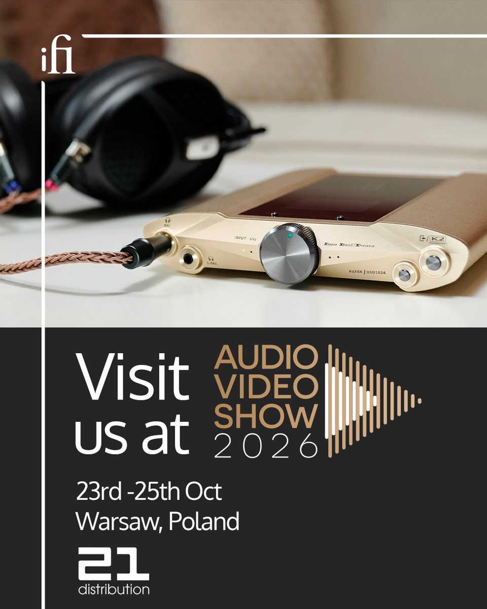 ifiaudio's tweet photo. Find us at the Audio Video Show from the 23rd to the 25th — we hope to see you there! https://t.co/8IOTGsQy3Z