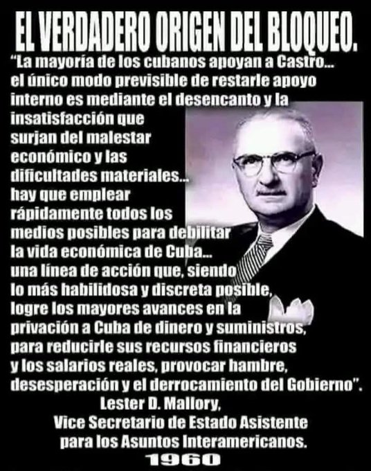 RojasYurixan's tweet photo. #CubaNoEsUnaAmenazaElBloqueoSí https://t.co/Al9uTBkC63