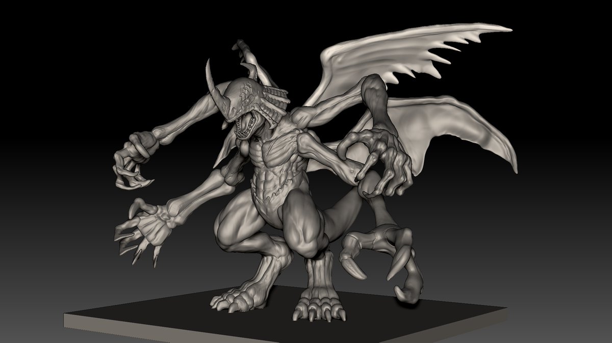 ymk64647403's tweet photo. Chimeramon - wip
#digimon #zbrush https://t.co/fGTsCAa10A