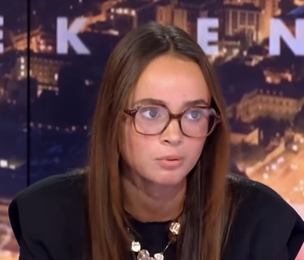Brevesdepresse's tweet photo. ⚡️🇫🇷FLASH - Sur #CNews, Louise #Montangon, responsable de l’#UNI à Bordeaux et candidate #RN aux municipales de mars 2026, décrit les manifestants « d’extrême gauche » comme « affreux et pas stables ». Des attaques sur le physique, diffusées sur une fréquence publique de la TNT… https://t.co/cTkOmyVZjv