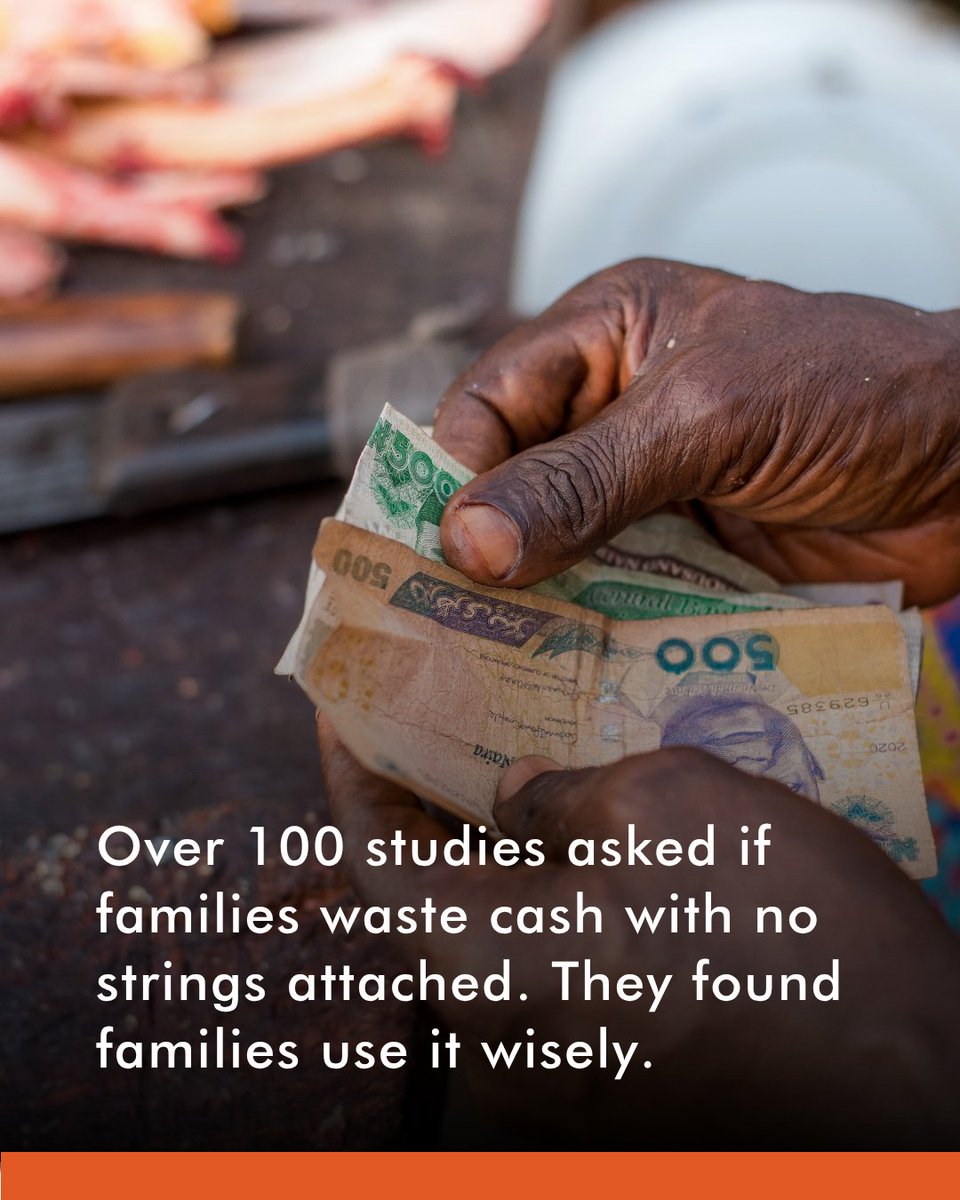 JPAL's tweet photo. Will families waste cash if there are no strings attached?

Evidence from over 100 studies shows better food security, income, savings, and mental health. No drop in work, and no rise in alcohol or tobacco spending.

https://t.co/vC1s7dyWVy https://t.co/CnYvGI9Ge2