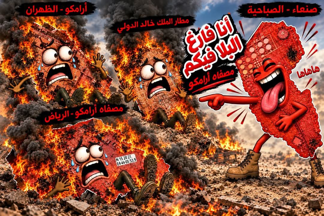 8axd8's tweet photo. شركة النفط وهي تضحك
على مطارات السعودية😂
النتيجة 3-1
@maadko0m 
@Al____BNYAN 
@marbo0sh3 
@Qahr21Alaeda711 
@mllyh15522nad 
@Bint_Sumud 
#جرائم_السعودية_في_اليمن 
#السعودية_العظمى https://t.co/4lEpyEtnlT