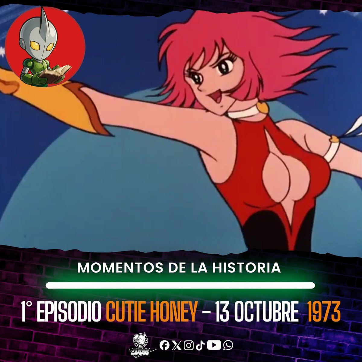 Online_DAM's tweet photo. 👴Es momento de sentirnos viejos, ¡53 años de 💖#CutieHoney 🍯 !
De la mente detrás de otros clásicos como #Mazinger o #Devilman, #GoNagai, nuestra querida androide sigue viéndose tan bien como el primer día. https://t.co/xVuA0mceuP