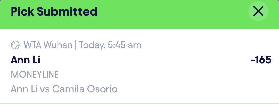 MeerkatPicks's tweet photo. 10/13
YOU ALREADY KNOW WHAT IT IS VIP
CASHES OUT EASILY 
2/2 on 🎾 starting the day nicely we’ll have more tonight so no reason not to join the winning side of things #easy https://t.co/WndLHBnSmC