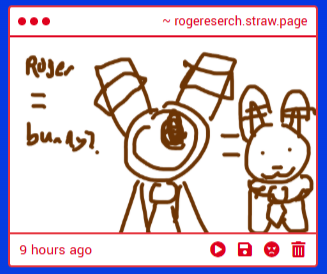 rogeryogerwoger's tweet photo. wat is a buny dose it inclewd reserch https://t.co/nt3Wkbu3Zr