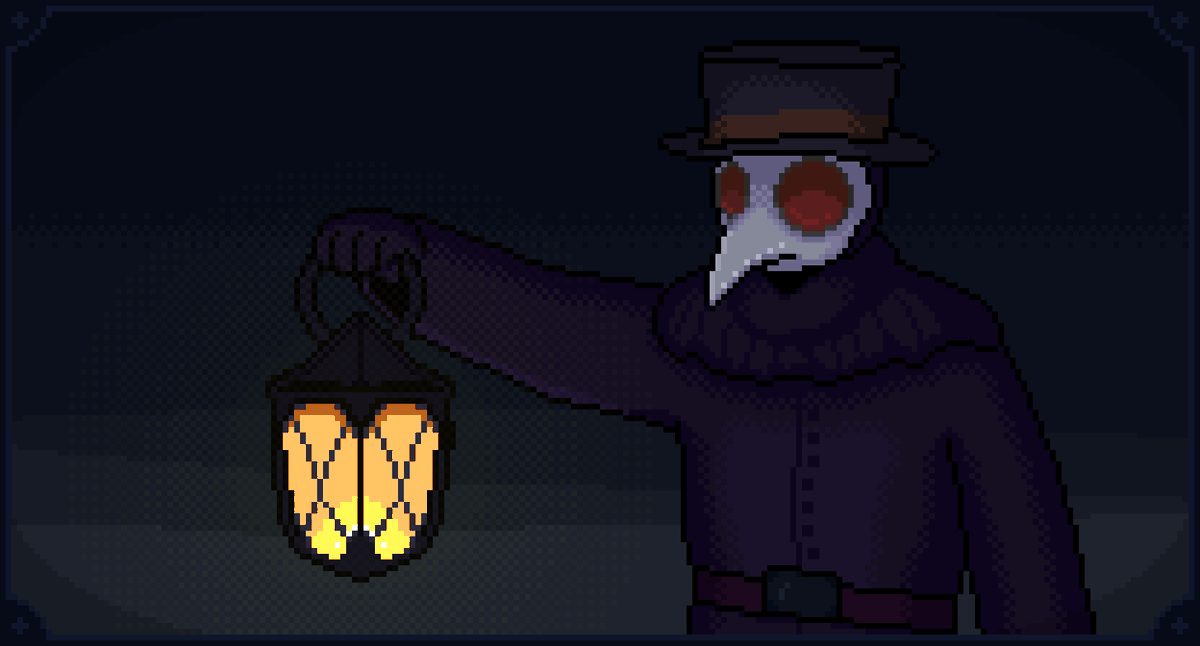 Papelman125's tweet photo. plague doctor
#pixelart https://t.co/EjWyYO3ntb