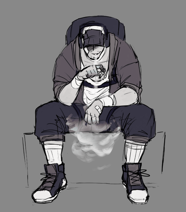 Oogatron_'s tweet photo. Deimos doodle but idk what I'm doing :,) i gotta try and make more consistent clothing for them https://t.co/7ZnHsH80kh