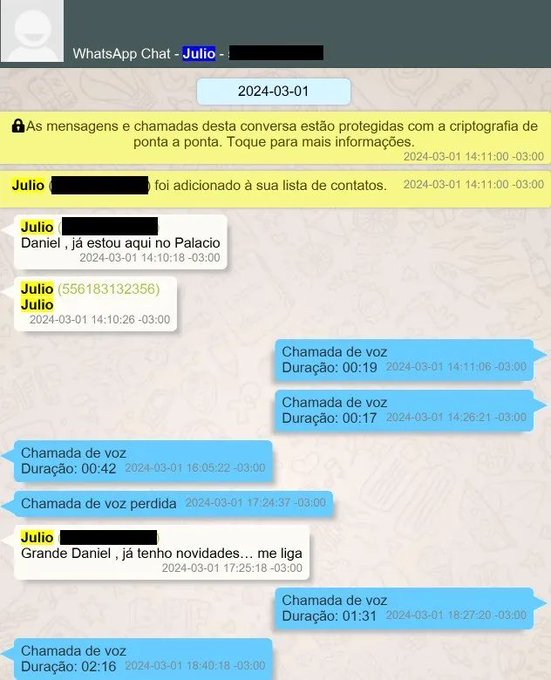 meioindep's tweet photo. 🚨BOMBA! Dados e mensagens confirmam visita Vorcaro no palácio do planalto

ACABOU PARA O LULA!!!! https://t.co/58b6I1TeIH