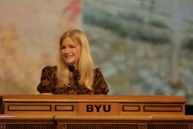 Rebekka Matheson speaks at BYU Devotional, October 2026