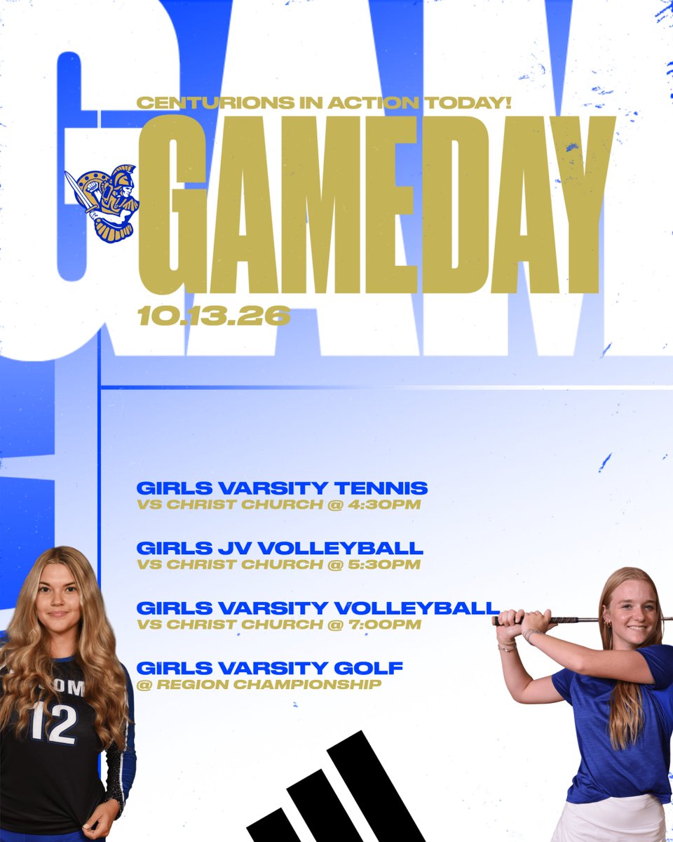 GOCENTURIONSGO's tweet photo. IT'S GAMEDAY!!!

Lots of Centurions in action today! Come out and support!

#GoBroome
#GoCenturionsGo
#ConquerandPrevail https://t.co/LlBJaMmCBk