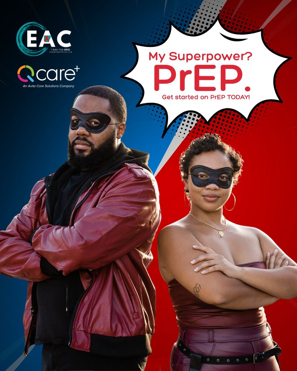 EngagingAR's tweet photo. My superpower? PrEP.

Get started on PrEP TODAY!

https://t.co/vxgZX4Qiq5 https://t.co/65kAjEbbL2