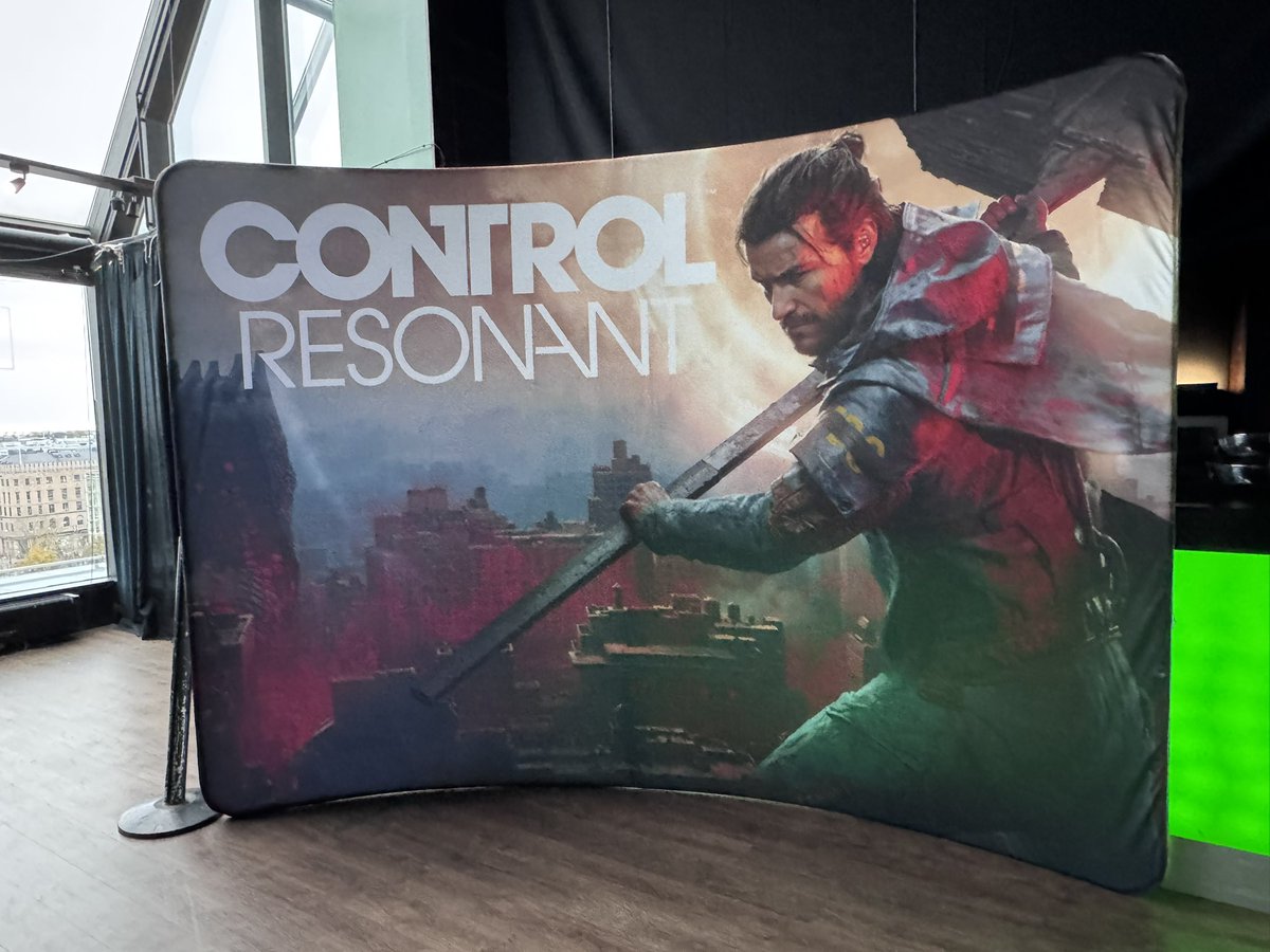 Nerulios's tweet photo. Today i was at a special event where the Remedy devs talked about how they made #controlresonant. It was amazing to see the Devs behind the AMAZING game! https://t.co/xiKJf2yNWH