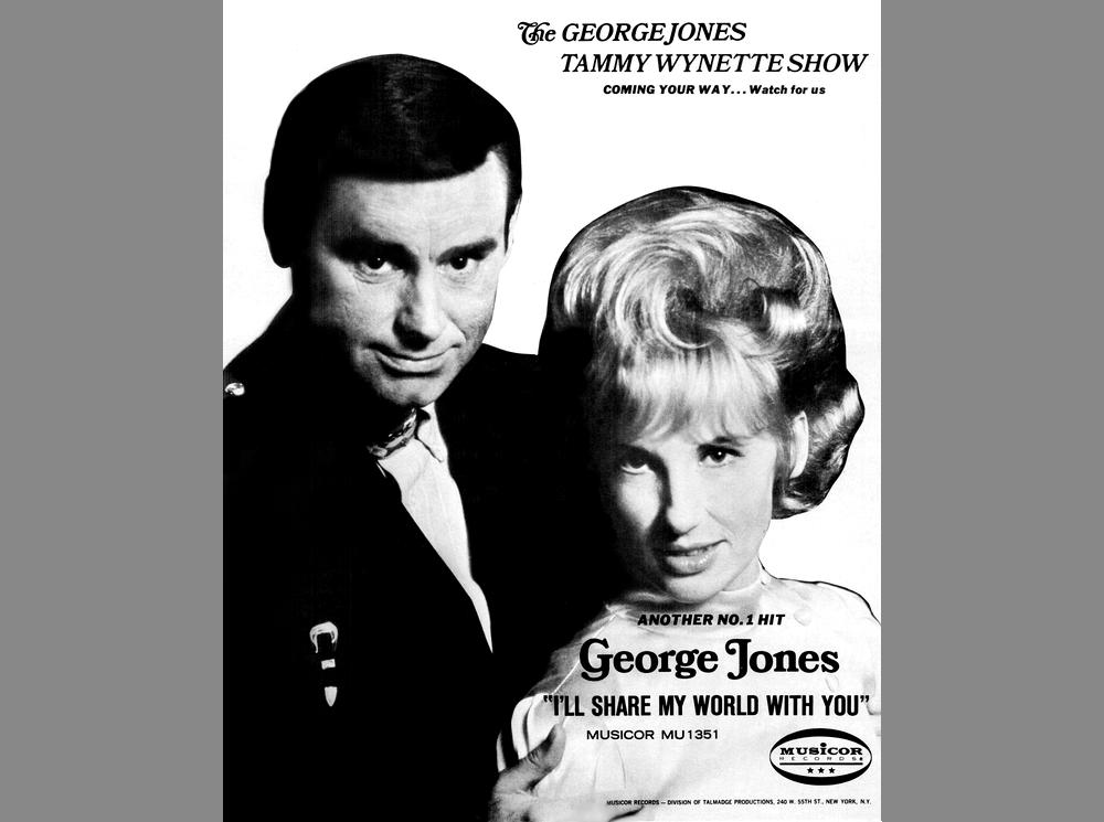 waybackattack's tweet photo. #GeorgeJones and #TammyWynette: madly in love and selling records. https://t.co/QmLUeg5O8w