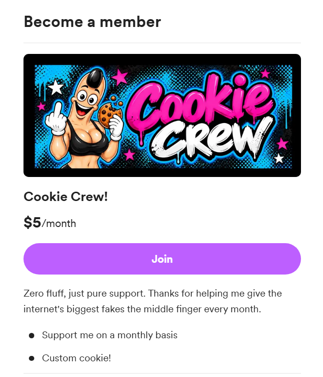 Tracks4fun1's tweet photo. Making a few changes over on 

https://t.co/aeIJJH1hGh

I've added a new perk for anyone who becomes a member! Thank you all again for the support! https://t.co/2egP21ob7N