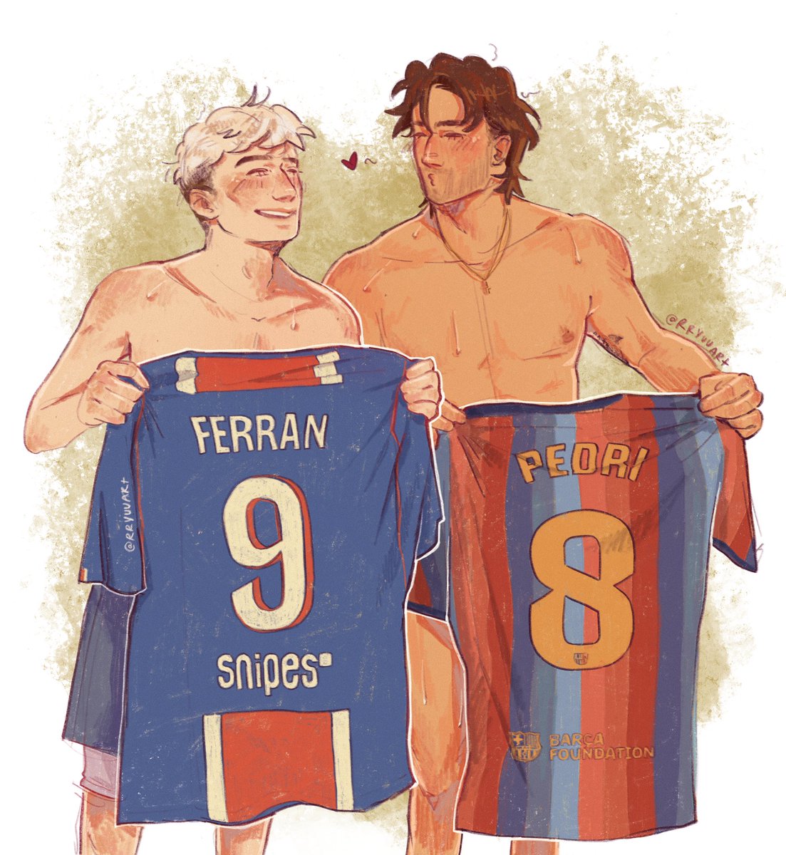 rryuuart's tweet photo. disfrutad mis jugadoras #fedri #seleccionabsoluta #fanart intercambio de camis el 20/10 ⭐️ https://t.co/ItE6bKEXSE