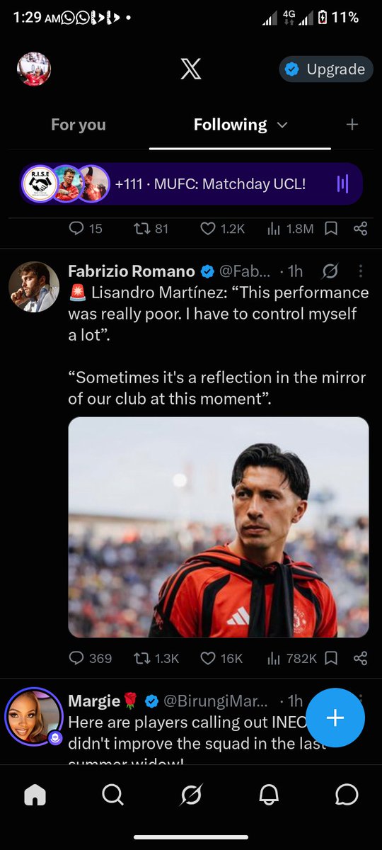 KidegaJ94484's tweet photo. I no longer Trust this Guy, he is an Inside man, why attack a weak United Side, is it for likes.....
#MUFC, #FabrioRomano https://t.co/cGPVPCw2pn