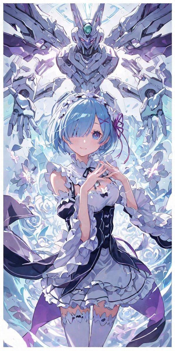 alche1031's tweet photo. #AIイラスト
#AIイラスト好きさんと繋がりたい
#リゼロ
#レム
レム専用機案 https://t.co/678dJS1E2D