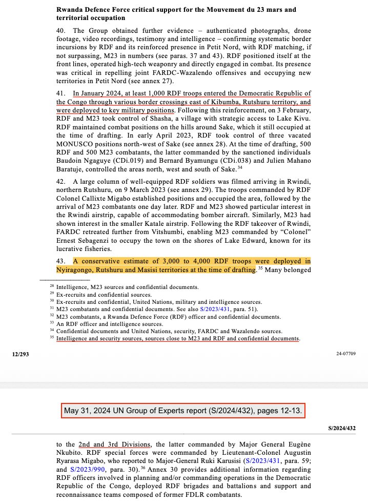 ryanmofarrell's tweet photo. Most recent estimates put RDF’s deployments in Congo at 14,000-18,000 in early 2026, around 40-50% of the Rwandan army’s total manpower of 35,000. This is a substantial increase from 900-1,000 in May 2022, 3,000-4,000 in early 2024, and 6,000-10,000 in early 2025. https://t.co/kMBnNpCG9q