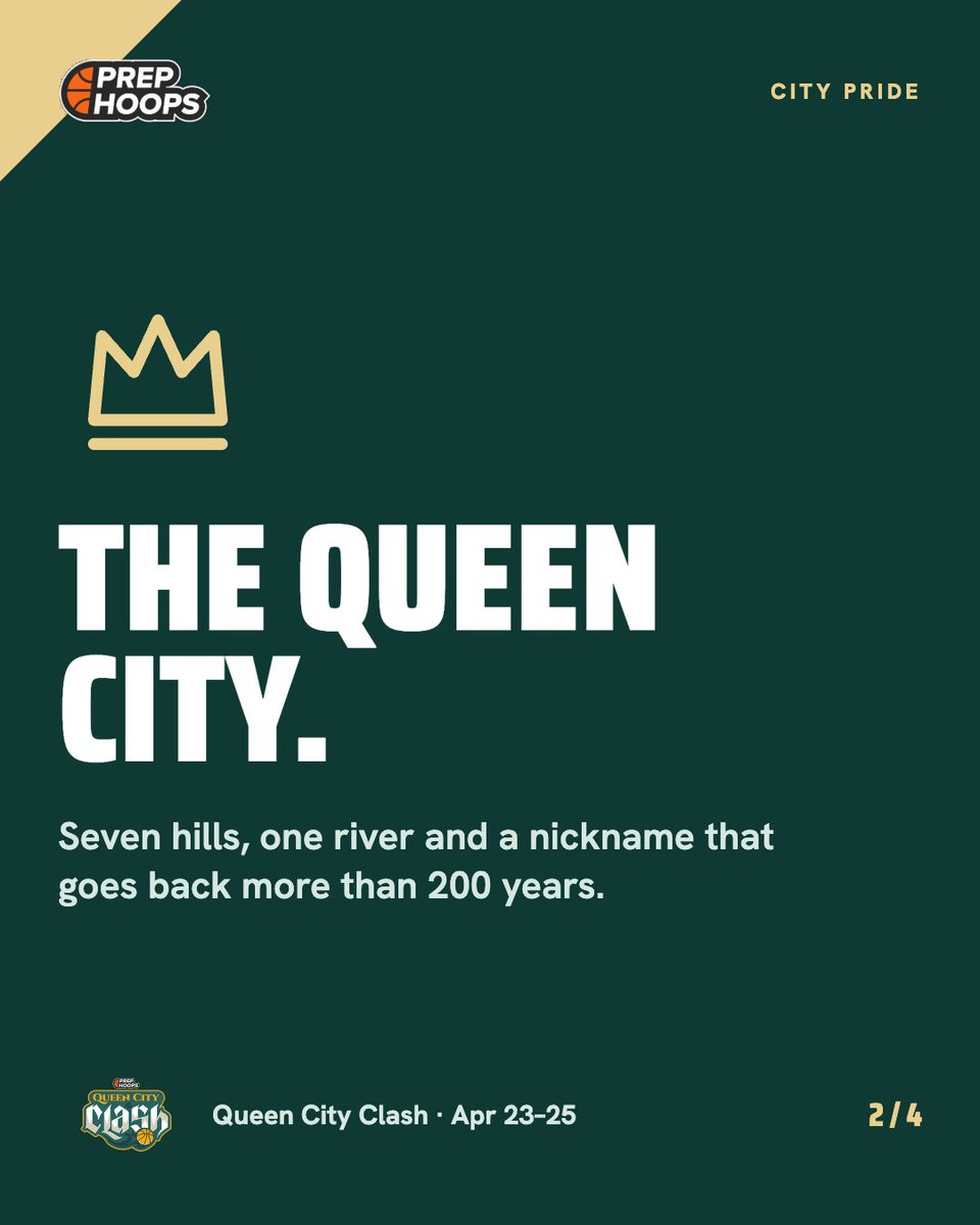 PrepHoopsOH's tweet photo. Cincinnati, we’re coming.

The Queen City. Seven hills, one river, and chili on spaghetti, so know your order. Now it’s time to bring the hoops.

Queen City Clash · Apr 23–25 · Cincinnati, OH

Spots fill fast. Get your team in.

Apply: https://t.co/2c5bQHTrbo https://t.co/G77trlRZdB