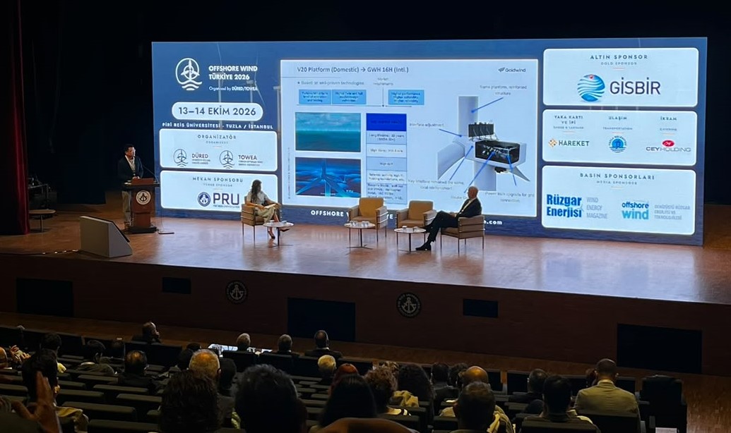 dured_towea's tweet photo. Offshore Wind Türkiye (OWT) 2026’nın ilk gününün ikinci oturumu yoğun ilgiyle tamamlandı. / The second session of the first day of Offshore Wind Türkiye (OWT) 2026 concluded with great interest

#DÜRED #TOWEA #OffshoreWindTürkiye2026 #OWT2026 #ENSİA #Goldwind #MingYangSmartEnergy https://t.co/6NRkJkKYA8