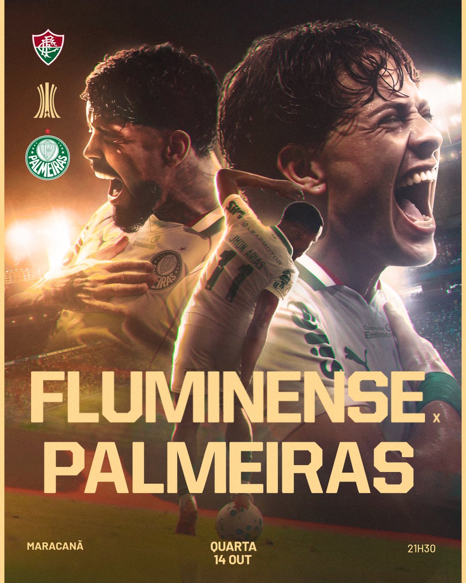 Palmeiras's tweet photo. É DIA DO PRIMEIRO DESAFIO DA SEMIFINAL DA #LIBERTADORES. VAMOS LUTAR PELA VITÓRIA NO MARACANÃ! AVANTI! 🟢⚪

#DiaDeJogo https://t.co/y3gAYQnAFP