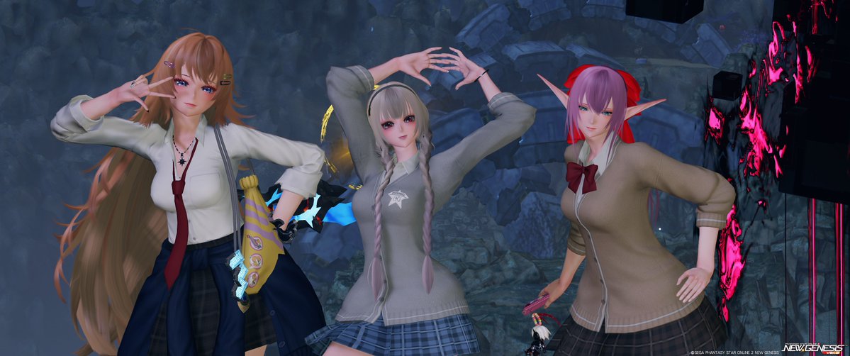 acrs7heUniverse's tweet photo. 夜遊びJK（ソラス）
#PSO2NGS 
#PSO2NGS_SS https://t.co/PgqlAWCZTy