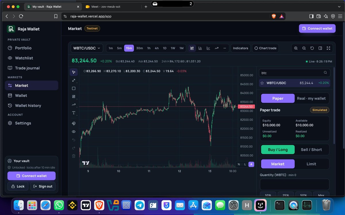 t_tottimeh's tweet photo. Big moves on Monad! 🟣🚀
Raja Wallet is officially submitted for the Monad Hackathon! 🔒💜
Built with the squad @RajaWalletGH. One vision, one team, building the future of Web3. 🌐
Check it out 👇
https://t.co/X1z8q5As8Y
#Monad #Buidl #Web3 https://t.co/TIsdOtbyVK