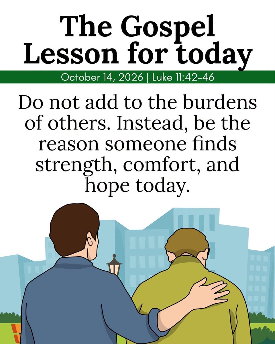 katolikongpinoy's tweet photo. Do not add to the burdens of others. Instead, be the reason someone finds strength, comfort, and hope today. 🙏 https://t.co/pW9pwYLFnY