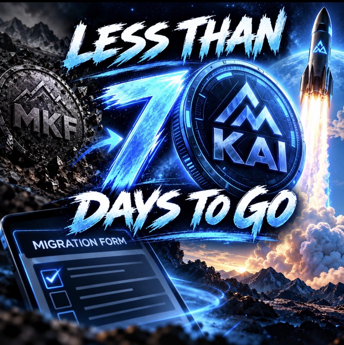 MasterKey_Fin's tweet photo. 🔴🔴Less Than 7 DAYS TO GO 🔴🔴

We’re getting down to the wire, guys…

If you haven’t submitted your migration form yet, GET IT IN TODAY. ⏳

Don’t wait until the last minute and risk missing out on what could be one of the biggest opportunities in crypto this year. 🚀💙 https://t.co/TqfkofO70s