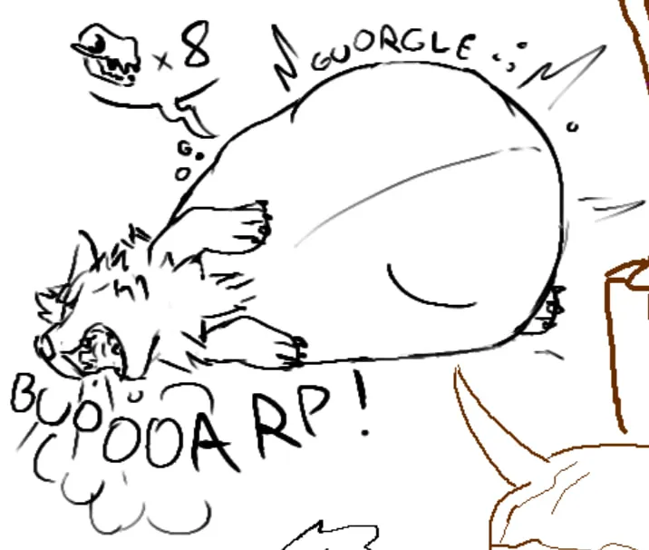 MaxHyperHusky's tweet photo. A few sketches from an assortment of drawpiles

#furry #furryart #furrynsfw #nsfw #furryvore #vore https://t.co/nD4Tuko2c2