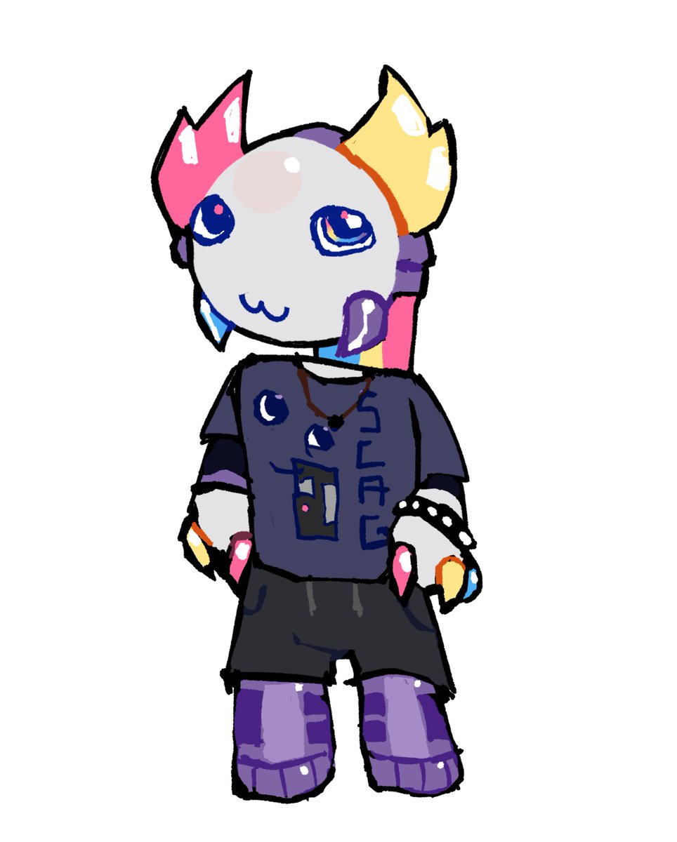 bleugelatin's tweet photo. definitely a simple prompt today but i prefer grunge
.. so heres prototype chillin #Regretevator #Regretetober https://t.co/AGutk9azy0