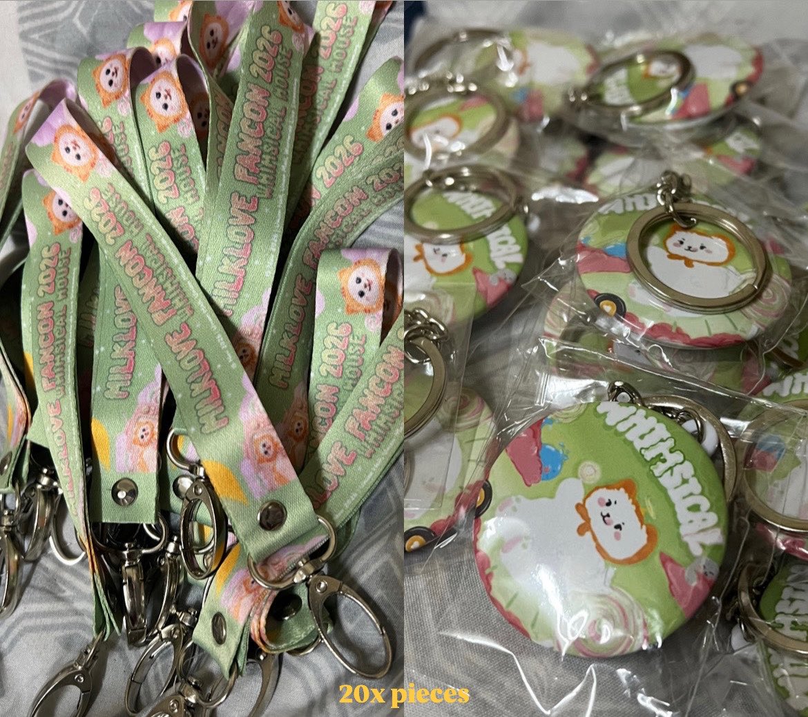 Soullessian_'s tweet photo. Packing the freebies for MilkLove fancon ☺️💚💖 

20x mini landyard
20x button keychain
30x acrylic keychain
20x stickers
20x fanmade pc

Will give out randomly at the venue bcs i’m an introvert pro max. Dm for exchange ‼️

Design/art/drawing credit to cymmstudio, yusarts & @/mmxxxd04 🙏 #MilkLoveFancon