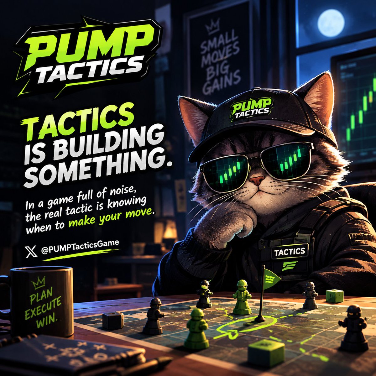 _AroundCrypto_'s tweet photo. TACTICS is building something.
In a game full of noise, the real tactic is knowing when to make your move. 🎮

CA: 5sTxhZbnBvTMnXNrqHTEe1qXZnhEiCnRnj9JDkgJpump

@PUMPTacticsGame @Pumpfun https://t.co/CaACJL6YVo