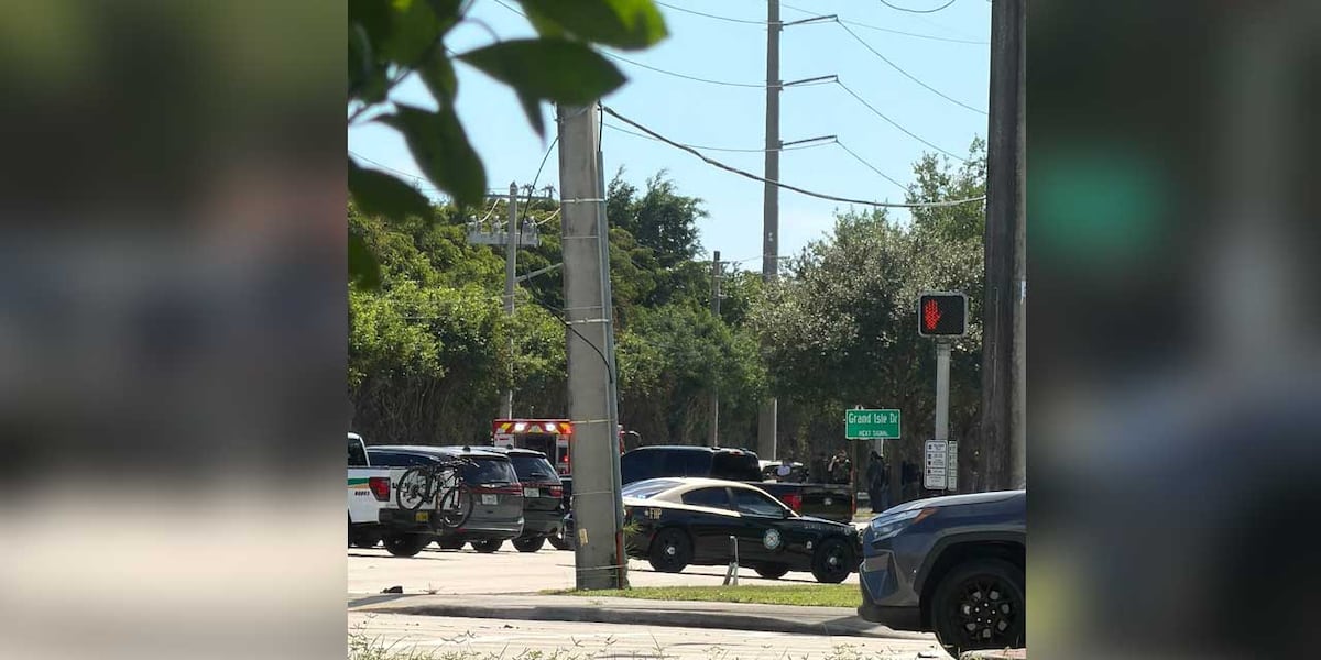 FOX29WFLX's tweet photo. #BREAKING 🚨: Jog Road is shut down in both directions between Woolbright Road and Grand Isle Drive as the Palm Beach County Sheriff's Office, Florida Highway Patrol and rescue crews respond to an incident in Boynton Beach.
📸: Michelle Gallo #investigation #PBSO #FHP https://t.co/TZe4kyUnuo