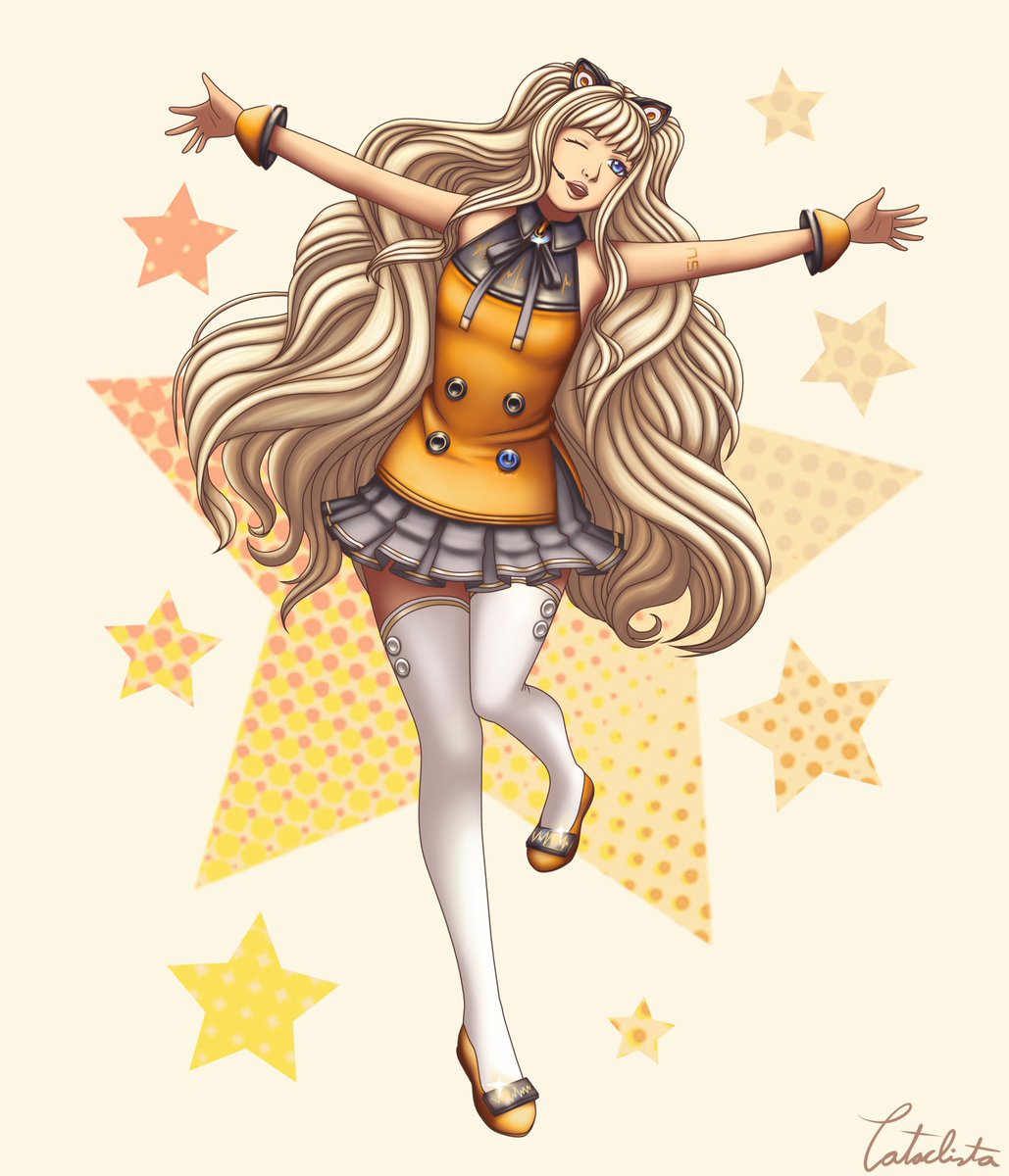 CataclistaArt's tweet photo. Regresó #SeeU y tenía que hacerle un dibujito para celebrar 🌟
#VOCALOID https://t.co/xq3glda6Cq