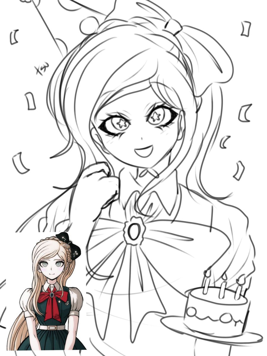 tsutsuartist's tweet photo. Still a Wip but HAPPY BIRTHDAY SONIA !!! My girl  ♡ 👑

#Danganronpa #Danganronpa2 #Sonianevermind #Sdr2 https://t.co/i3GIXCGMbS